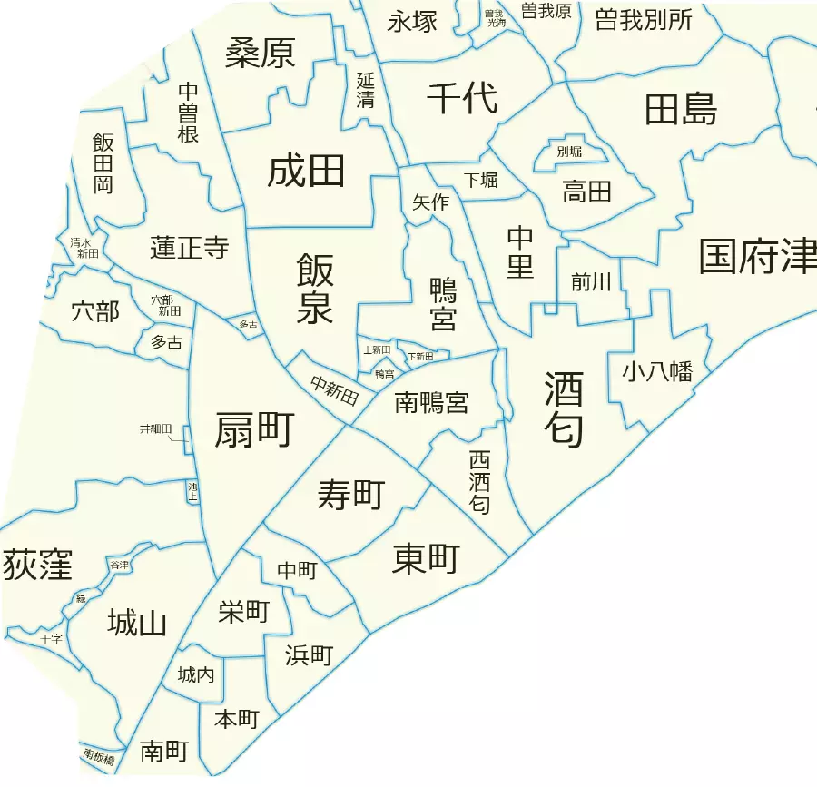出張エリア